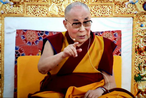 2017年1月6日，西藏精神领袖达赖喇嘛尊者。