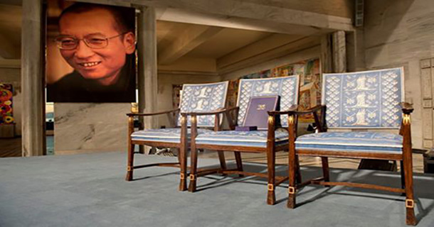 诺贝尔和平奖得主刘晓波。