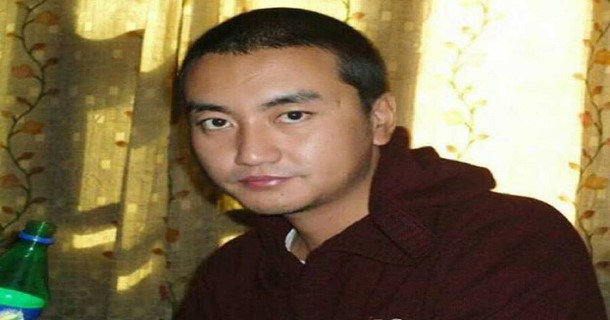 被判刑六年的返藏探亲僧人扎西曲英（受访人提供）