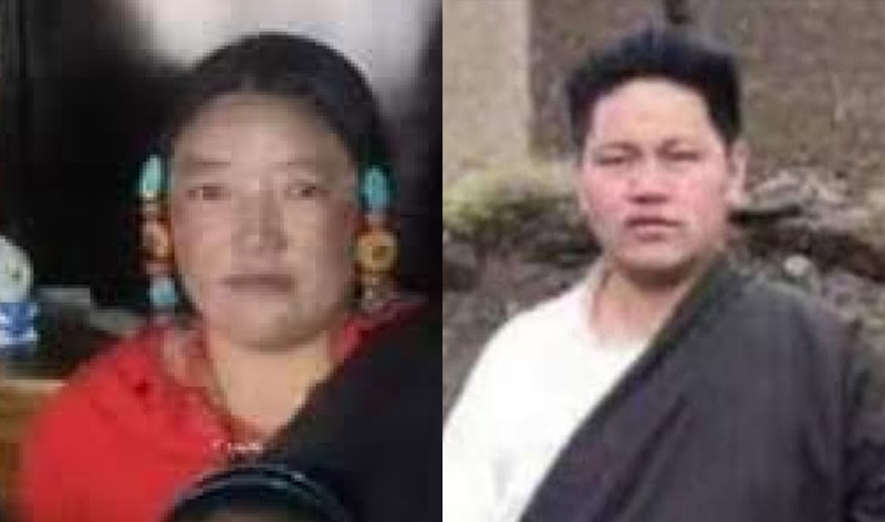 西藏那曲比如縣恰則鄉的拉姆和丹增塔帕。