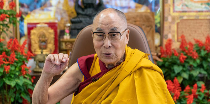 2021年10月14日，達賴喇嘛尊者。照片：丹增桑佩