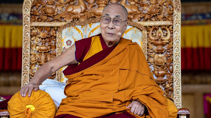 2022年7月25日，達賴喇嘛尊者在拉達克的列城。（照片：OHHDL）