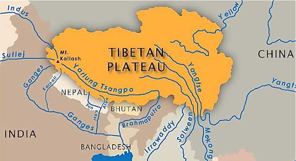 青藏高原是大江大河的主要資源地。